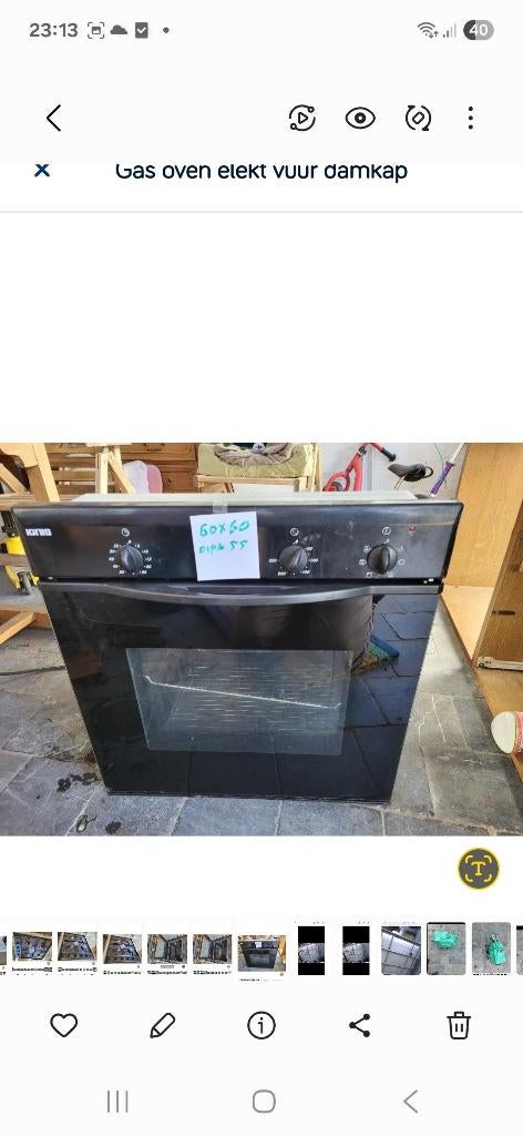 Oven, Ophalen