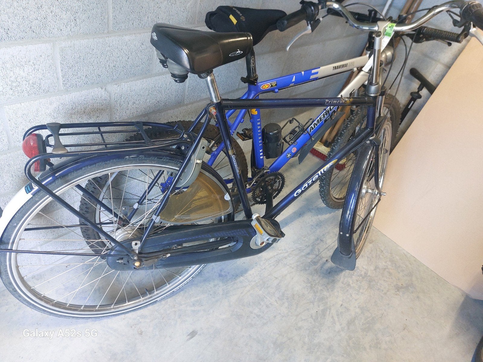 Fiets Gazelle 60 inch, Ophalen