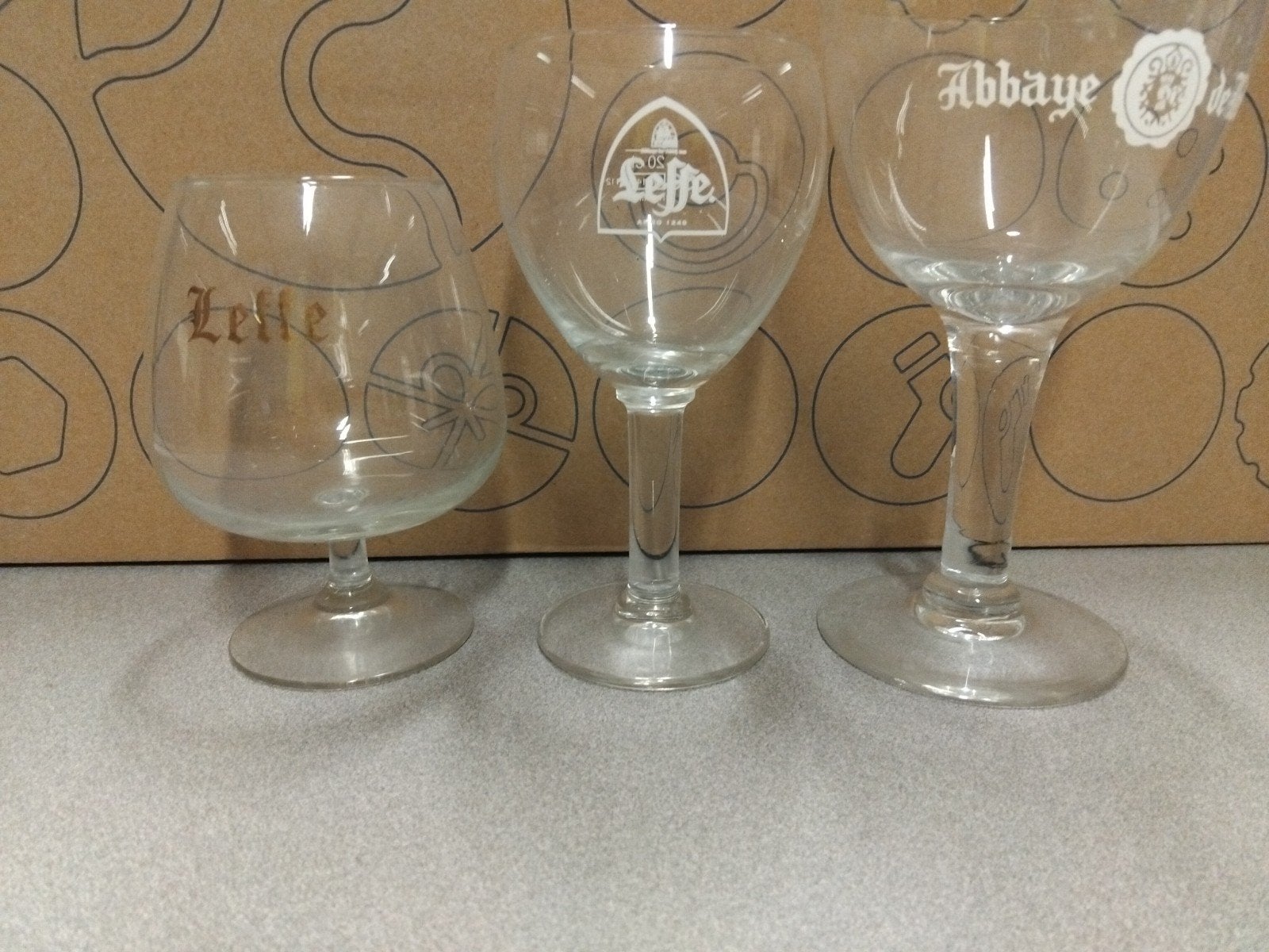leffe glazen 11 stuks, Ophalen of Verzenden, Leffe