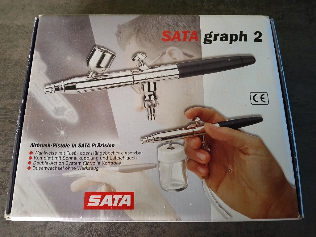 Aérographe sata, Hobby en Vrije tijd, Ophalen of Verzenden, Gebruikt, Airbrush en Accessoires
