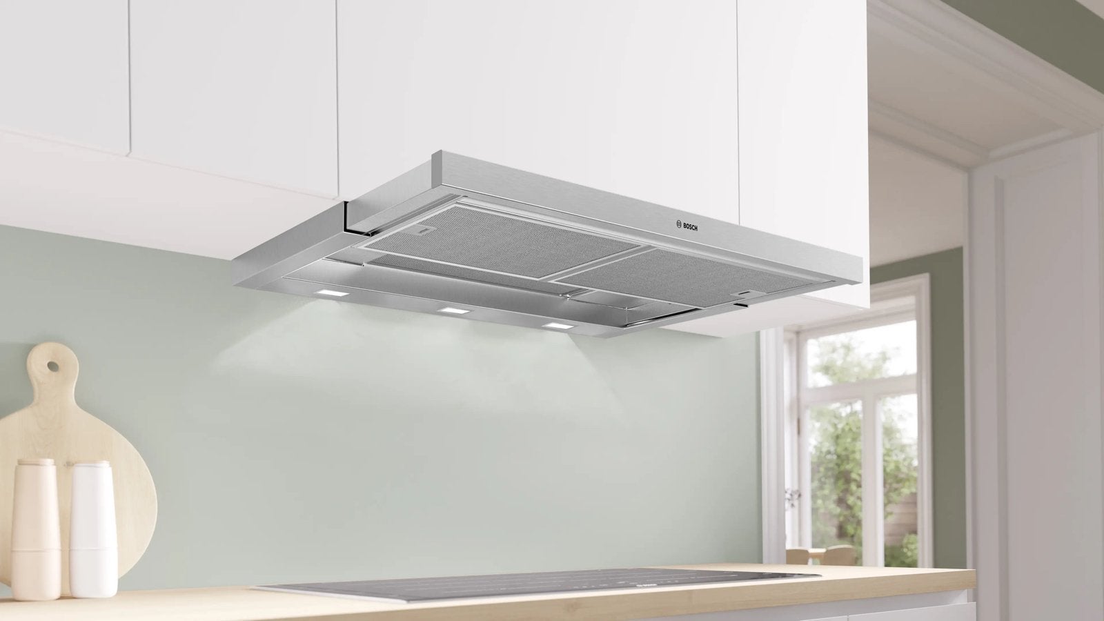 Bosch dampkap NIEUW, Elektronische apparatuur, Ophalen, Nieuw, Inbouw, 600 tot 800 m³ per uur