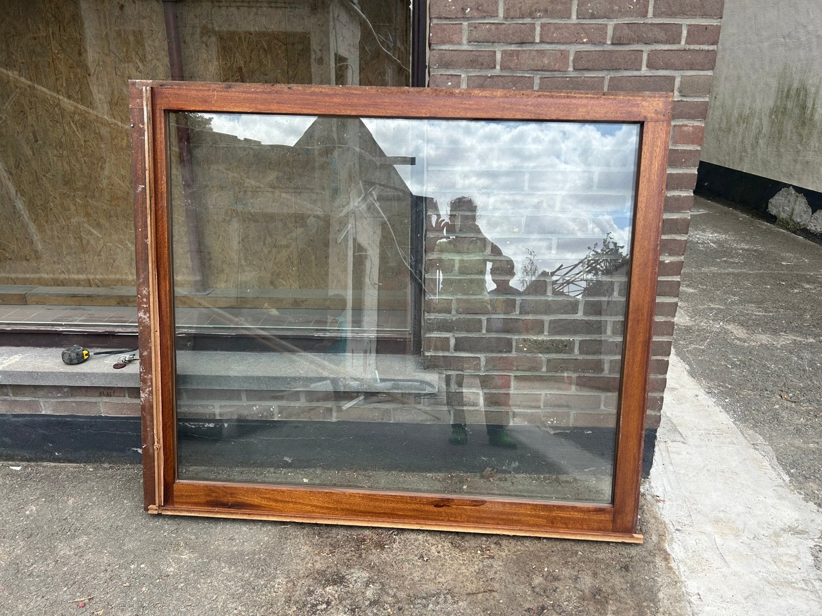 Gratis hout raam, Ophalen, Zo goed als nieuw, Hout