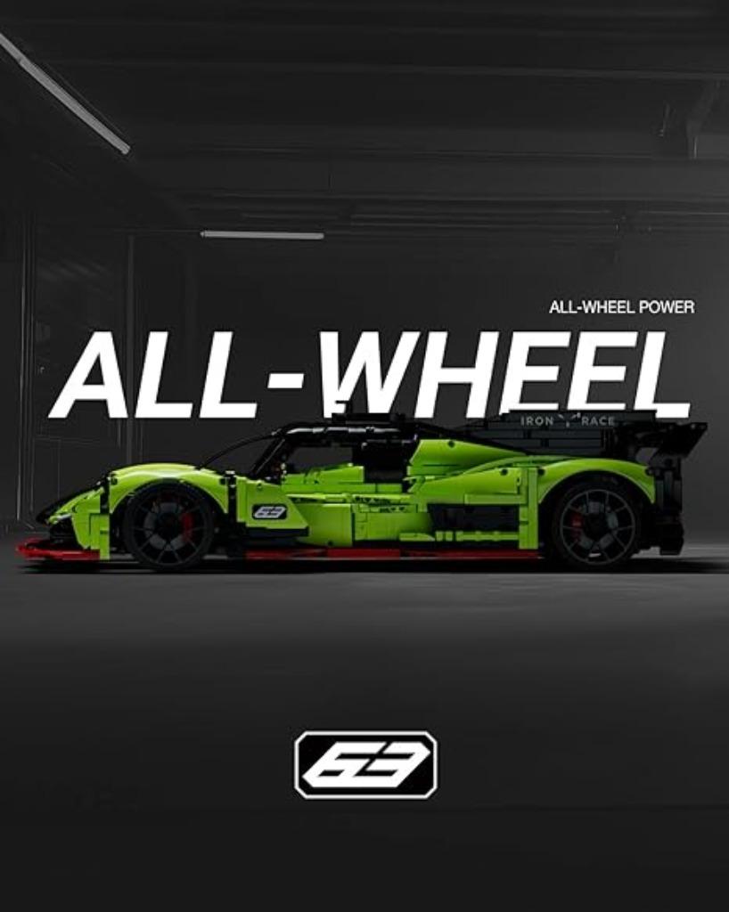 Nifeliz S63 Hypercar modelbouwset | 1:8 | Nieuw, Overige merken, Verzenden, -, Groter dan 1:32