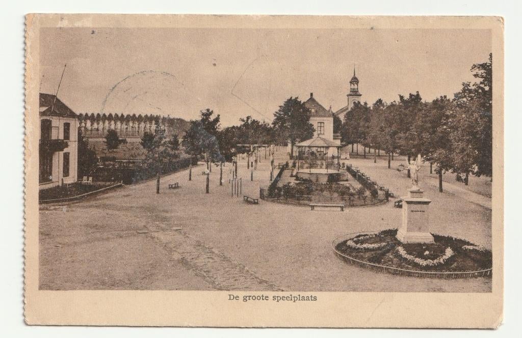 Sleidingen  de groote speelplaats, Collections, Cartes postales | Pays-Bas, Envoi, Affranchie, Hollande-Méridionale