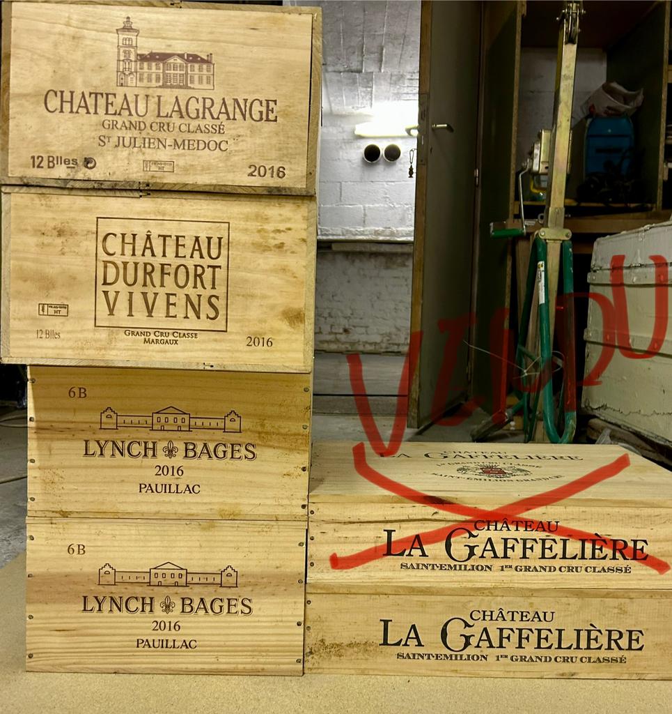 Vente Bordeaux millésime 2016, Ophalen, Frankrijk, Nieuw, Rode wijn