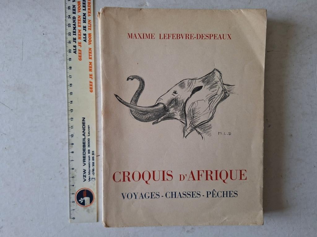 Maxime Lefebvre-Despeaux Croquis d'Afrique, Boeken, Ophalen of Verzenden, Gelezen