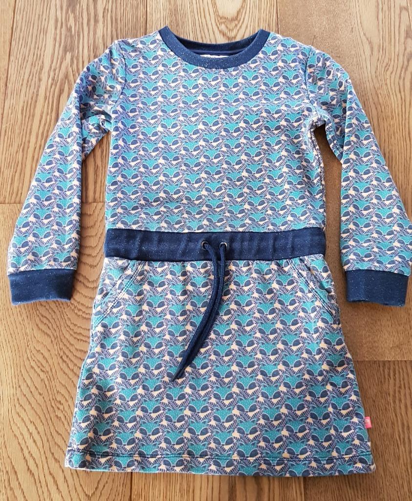Someone blauwe jurk 110, Kinderen en Baby's, Kinderkleding | Maat 110, Meisje, Ophalen of Verzenden, Zo goed als nieuw, Someone