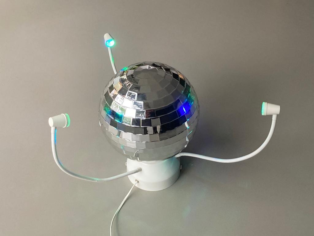 Lampe disco Ikea Dansa, Musique & Instruments, Enlèvement, Utilisé, Boule à facettes, Couleur