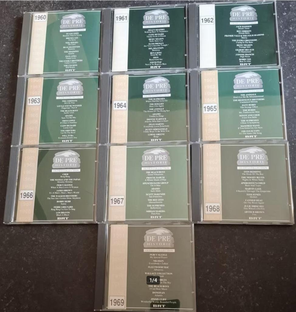 De Pre Historie 1960-1969 (10 CD), Ophalen of Verzenden, Zo goed als nieuw