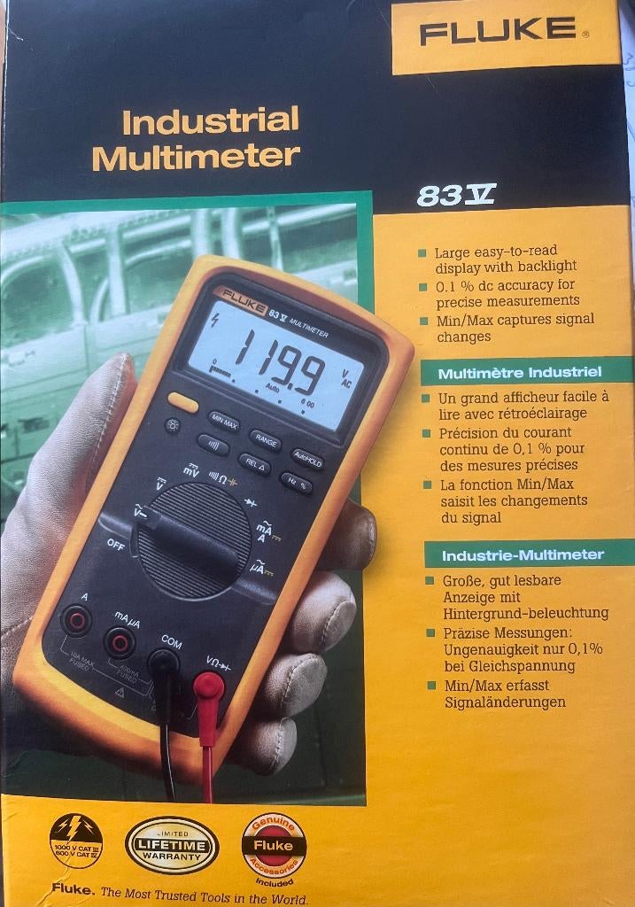 multimetre fluke 83v, Ophalen of Verzenden