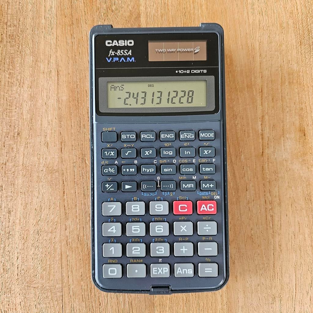 Casio FX-85SA, Ophalen of Verzenden, Zo goed als nieuw