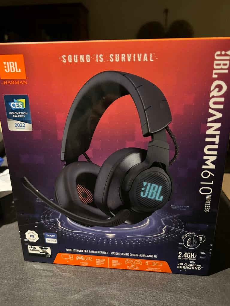 JBL Quantum 610 Wireless neuf, TV, Hi-fi & Vidéo, Casques audio, Supra-aural, Autres marques, Sans fil, Enlèvement