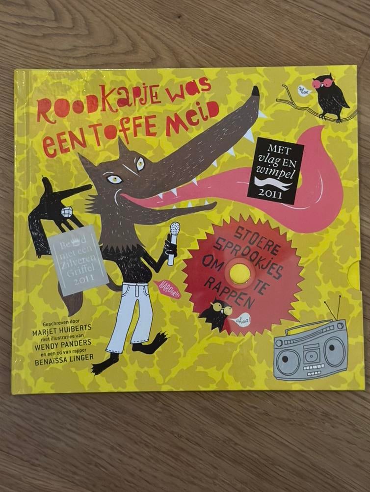 Roodkapje was een toffe meid boek + CD, Ophalen of Verzenden, Nieuw