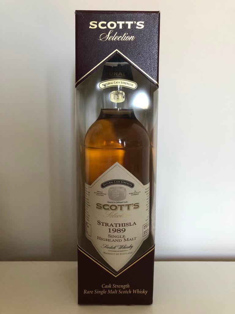 Whisky Scott’s Selection Strathisla 1989, Enlèvement ou Envoi, Comme neuf, Pleine