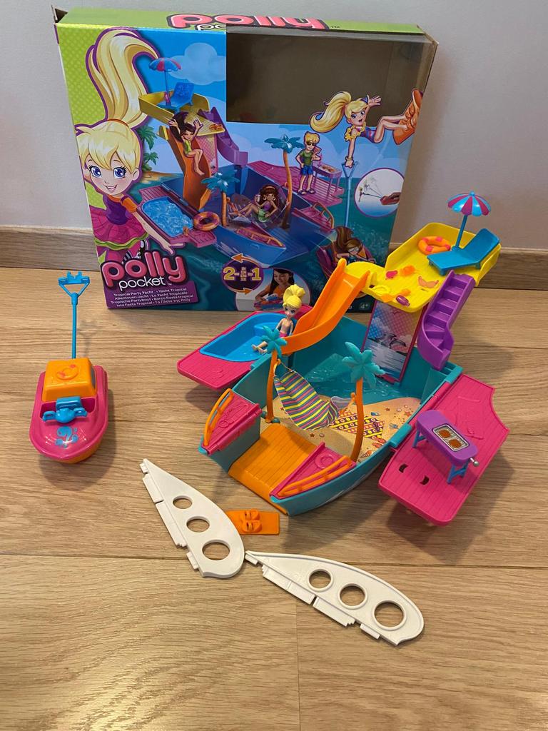 Polly pocket boot speelset, Ophalen of Verzenden, Gebruikt