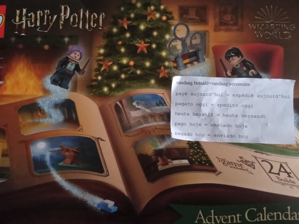 lego  Harry Potter Adventskalender 2022 - 76404 -verzegeld, Compleet, Lego, Ophalen of Verzenden, Complete set