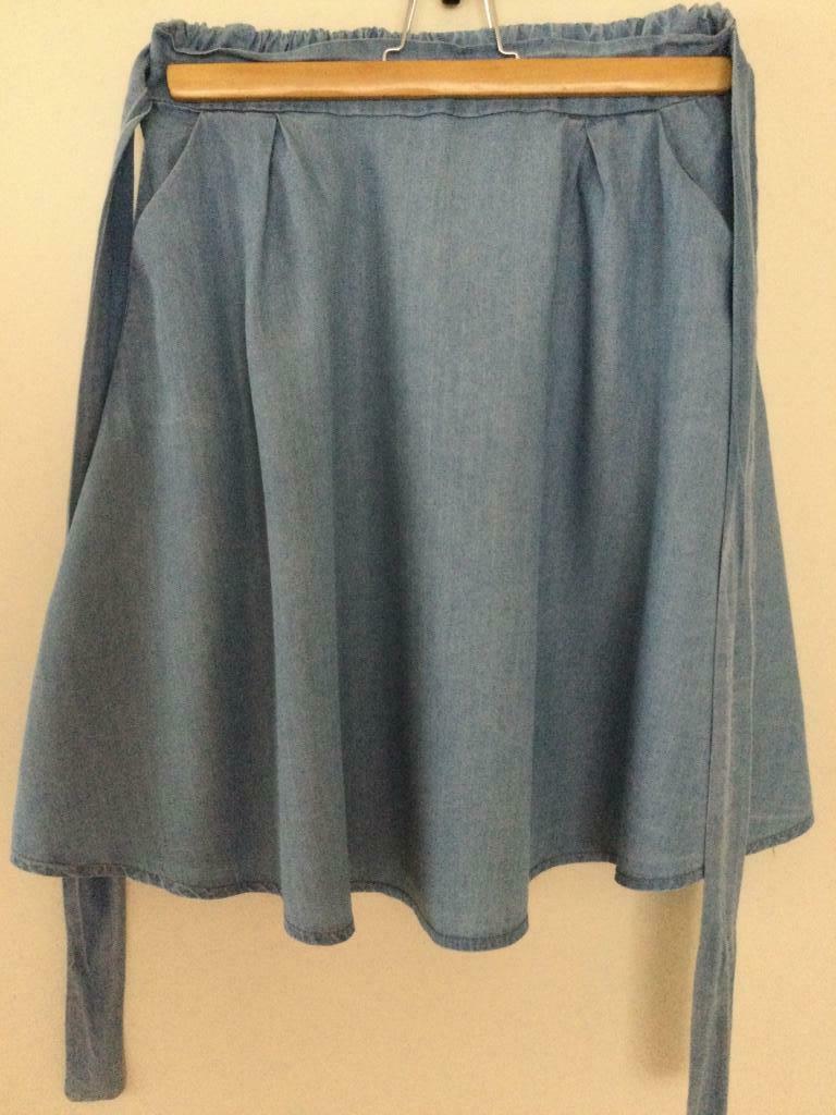 Jeans zomerrok, Maat 38/40 (M), Blauw, Ophalen of Verzenden, Knielengte