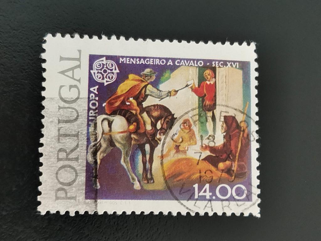 Portugal 1979 - Europa CEPT - postbode te paard, Ophalen of Verzenden, Portugal, Gestempeld