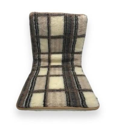 Schapenwollen kussen voor fauteuil/stoel 50x100, Ophalen of Verzenden, Nieuw, Overige kleuren, Rechthoekig