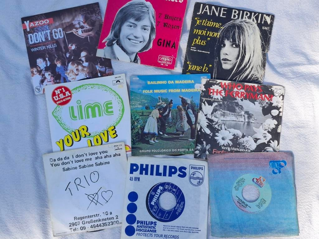 Lot singles, Ophalen of Verzenden, Gebruikt