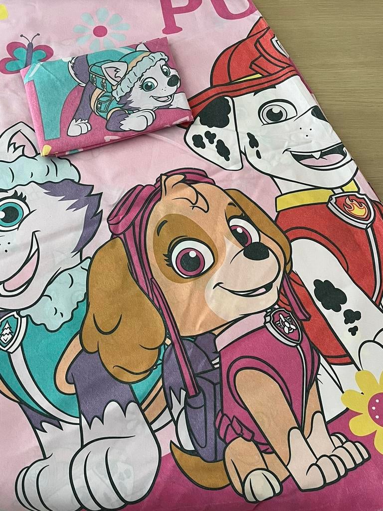 Dekbedovertrek Paw Patrol, Kinderen en Baby's, Ophalen of Verzenden, Gebruikt, Dekbedovertrek