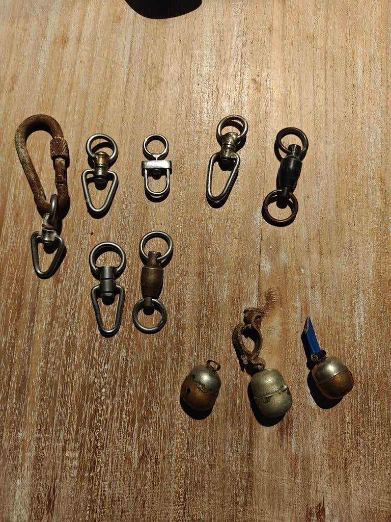 7 kwaliteits swifels en 3 bellen. Valkerij, Ophalen of Verzenden