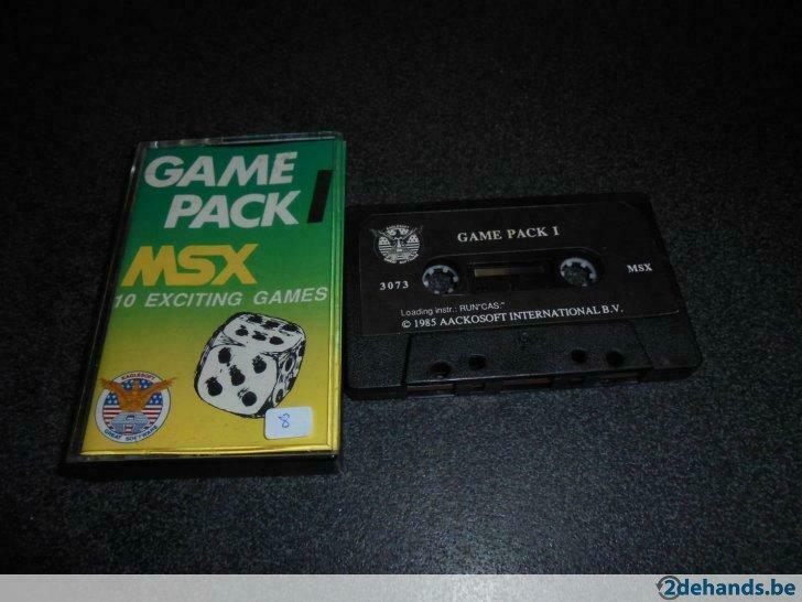 msx - game pack, Games en Spelcomputers, Games | Overige, Gebruikt, Ophalen of Verzenden