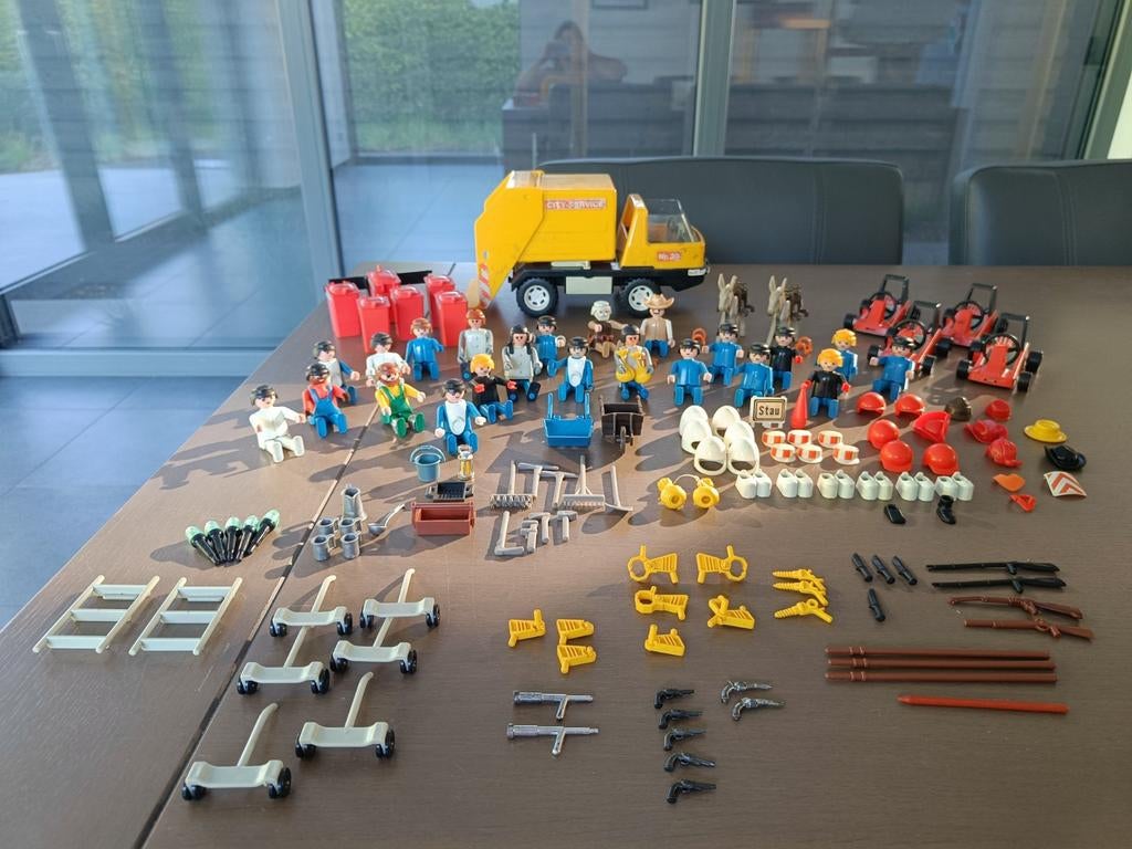 Groot lot vintage Playmobil jaren 1970-1980: meerdere sets, Ophalen of Verzenden, Zo goed als nieuw, Complete set