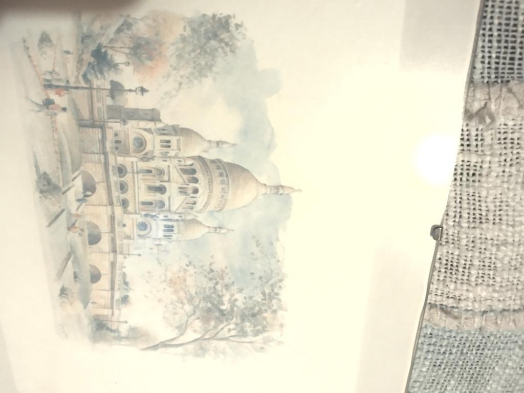 Aquarelle de la Basilique du Sacré-Cœur, Enlèvement
