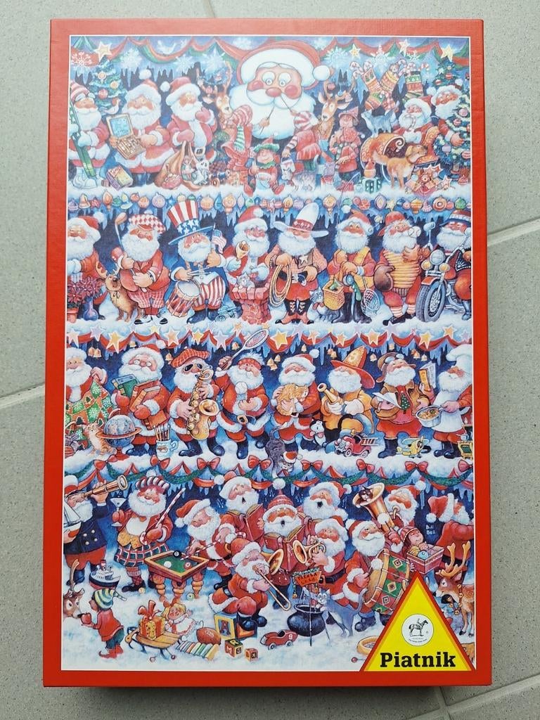 Puzzel Piatnik, "Santas Parade" - 1000 stukjes, Hobby en Vrije tijd, Denksport en Puzzels, Zo goed als nieuw, Ophalen