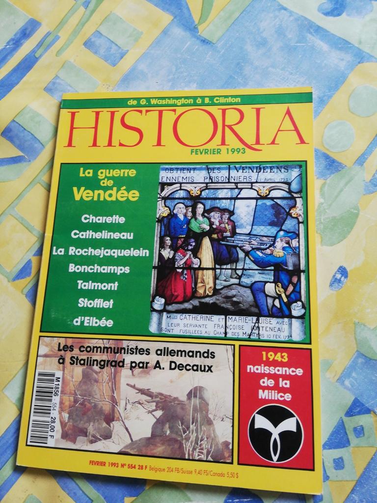 Historia. La guerre de Vendée., Enlèvement ou Envoi