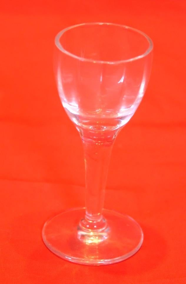 verre a liqueur boule avec facette sur pied (6), Enlèvement ou Envoi