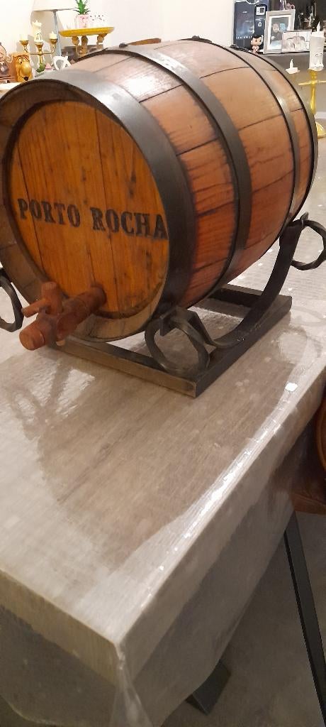 Tonneau de porto en chêne pour déco seulement, Enlèvement