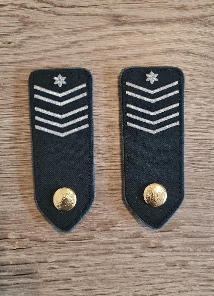 Paire de grades adjudant armée belge militaire ABBL Belgique, Enlèvement ou Envoi