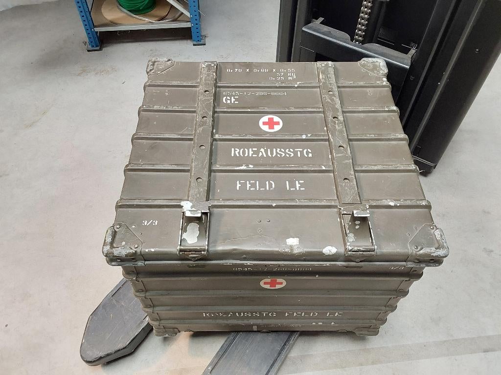 aluminium legerbak, Ophalen, Aluminium
