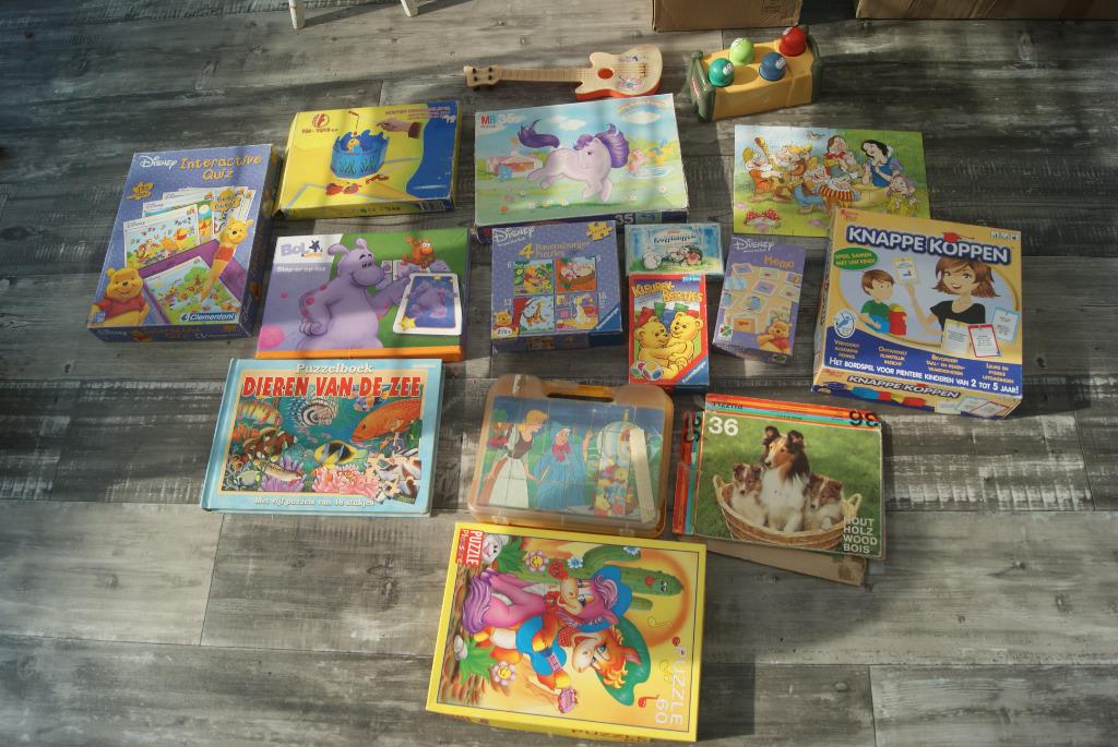 kleuterspelletjes, Ophalen, Gebruikt, Taal en Lezen