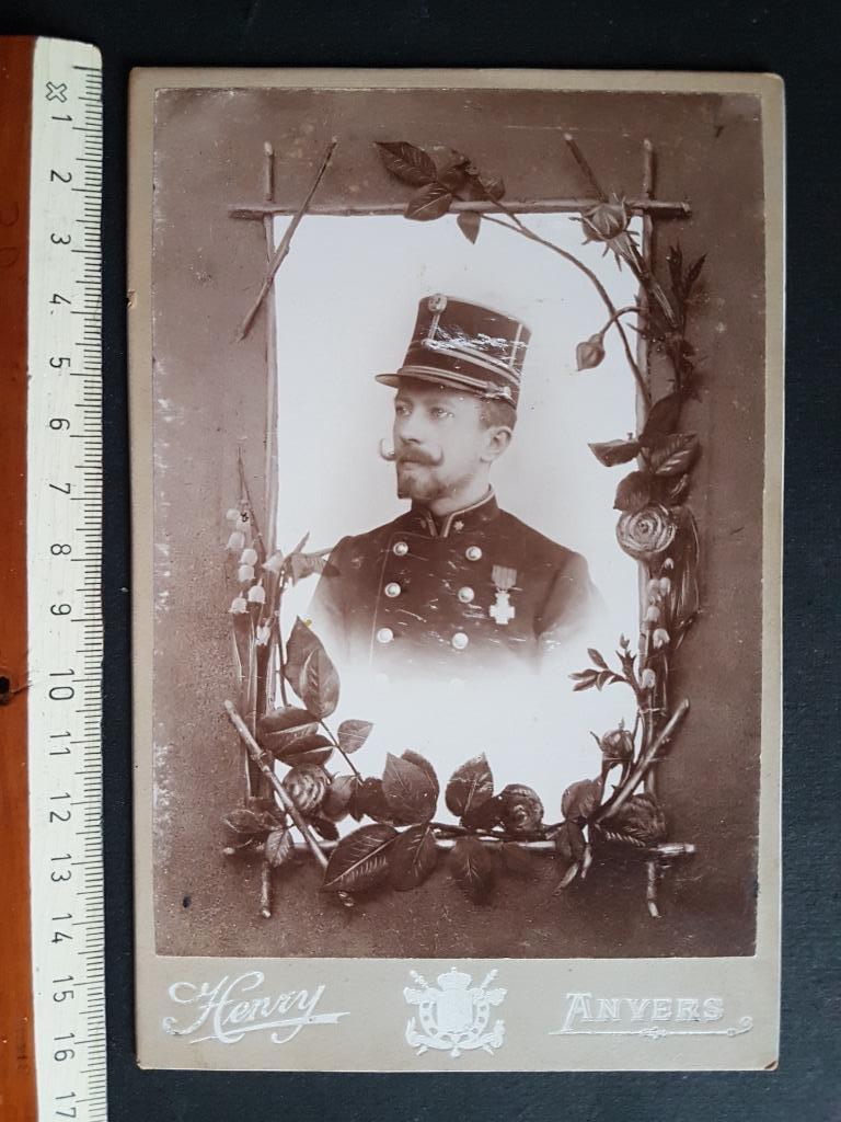Foto op hard karton Rijkswachter Politie Militair Soldaat, Verzamelen, Ophalen of Verzenden, Landmacht, Foto of Poster