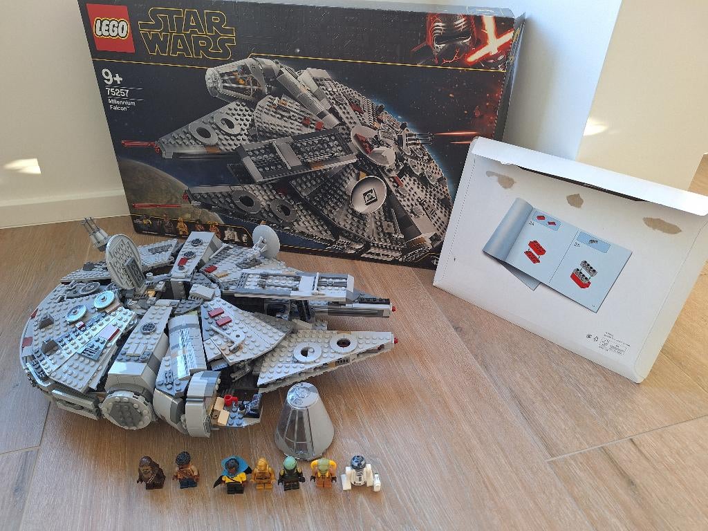 Lego starwars millennium falcon set 75257, Enlèvement, Comme neuf, Ensemble complet, Lego