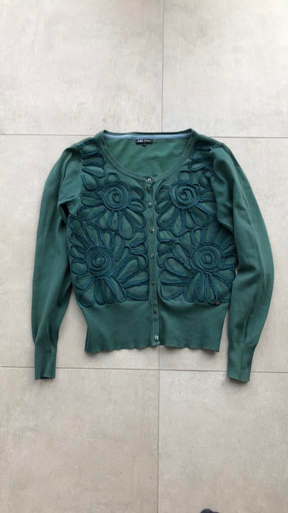Groen vestje met stiksels Didi maat L, Kleding | Dames, Maat 42/44 (L), Didi, Ophalen of Verzenden, Zo goed als nieuw