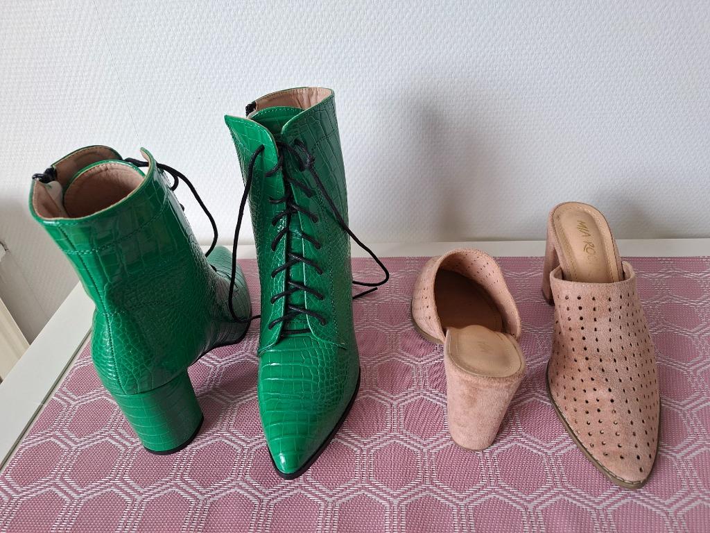 Damesschoeisel maat 37, Kleding | Dames, Schoenen, Ophalen, Lage of Enkellaarzen, Nieuw, Groen