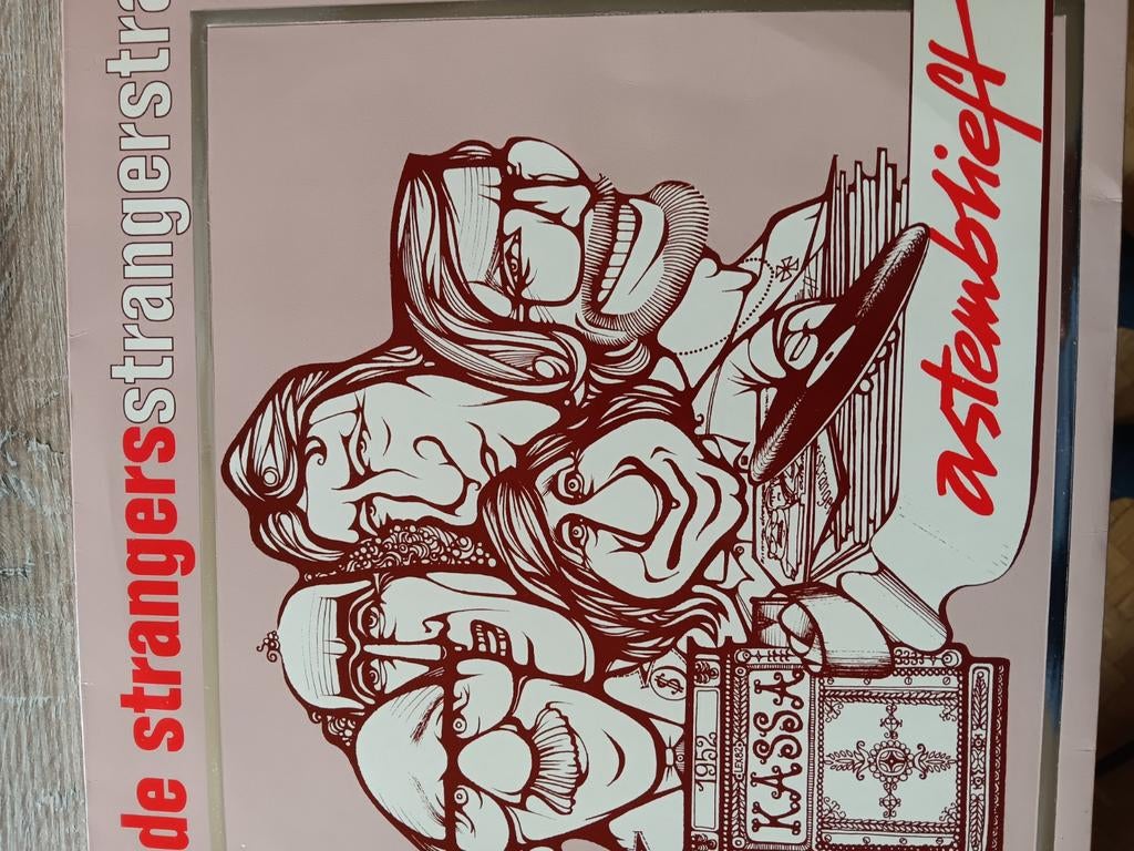 De strangers  astemblieft vinyl, Cd's en Dvd's, Vinyl | Nederlandstalig, Ophalen of Verzenden, Gebruikt