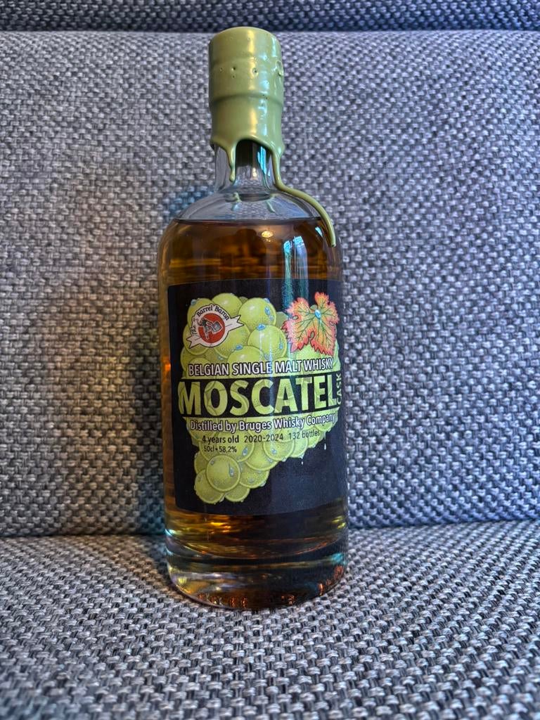 Brugse Whisky Company moscatel, Verzamelen, Ophalen of Verzenden, Zo goed als nieuw
