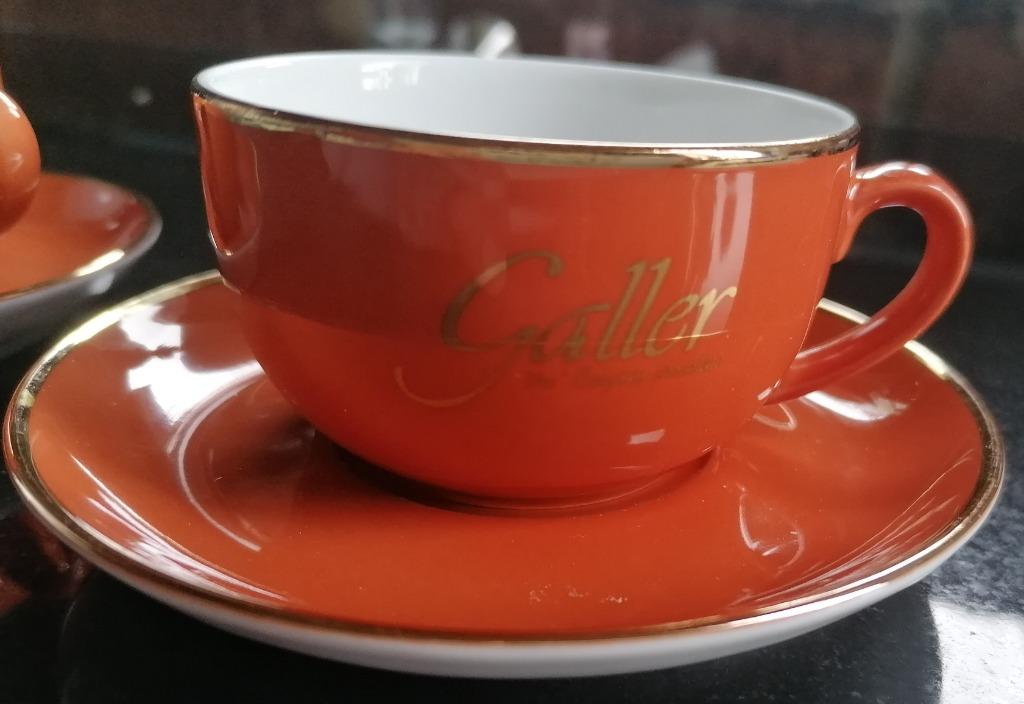 2 tasses café GALLER, Antiek en Kunst, Antiek | Bestek, Ophalen of Verzenden