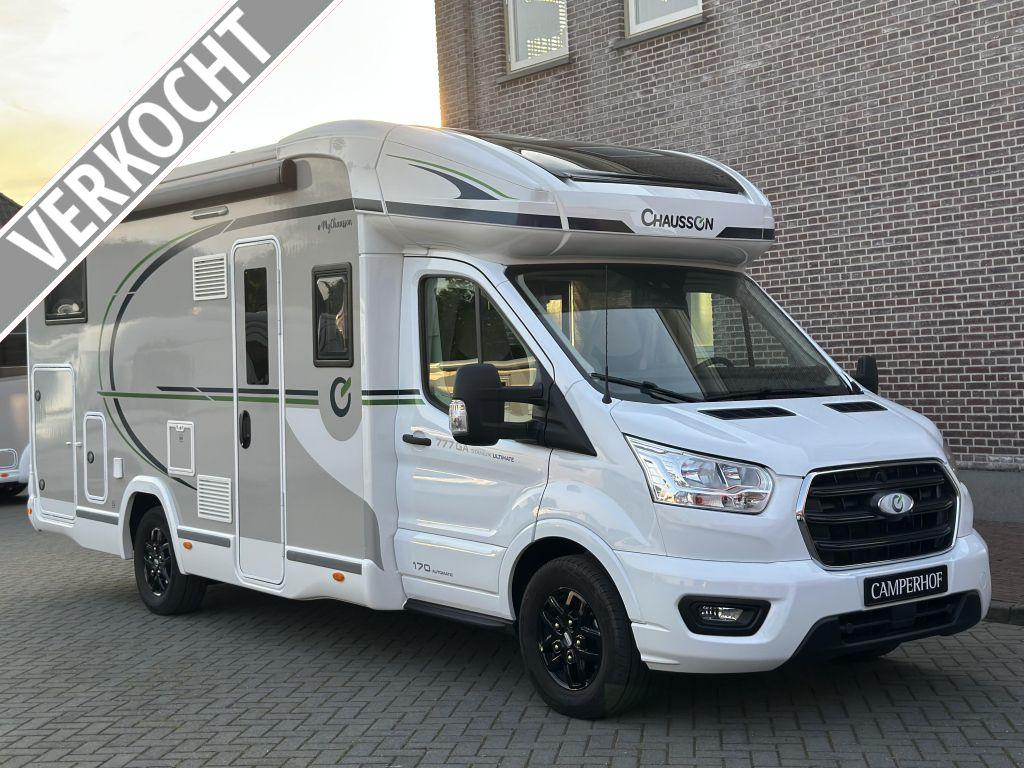 Chausson Titanium Ultimate 777 GA Lithium accu, Omvormer, Caravans en Kamperen, Mobilhomes, Half-integraal, Chausson, Bedrijf