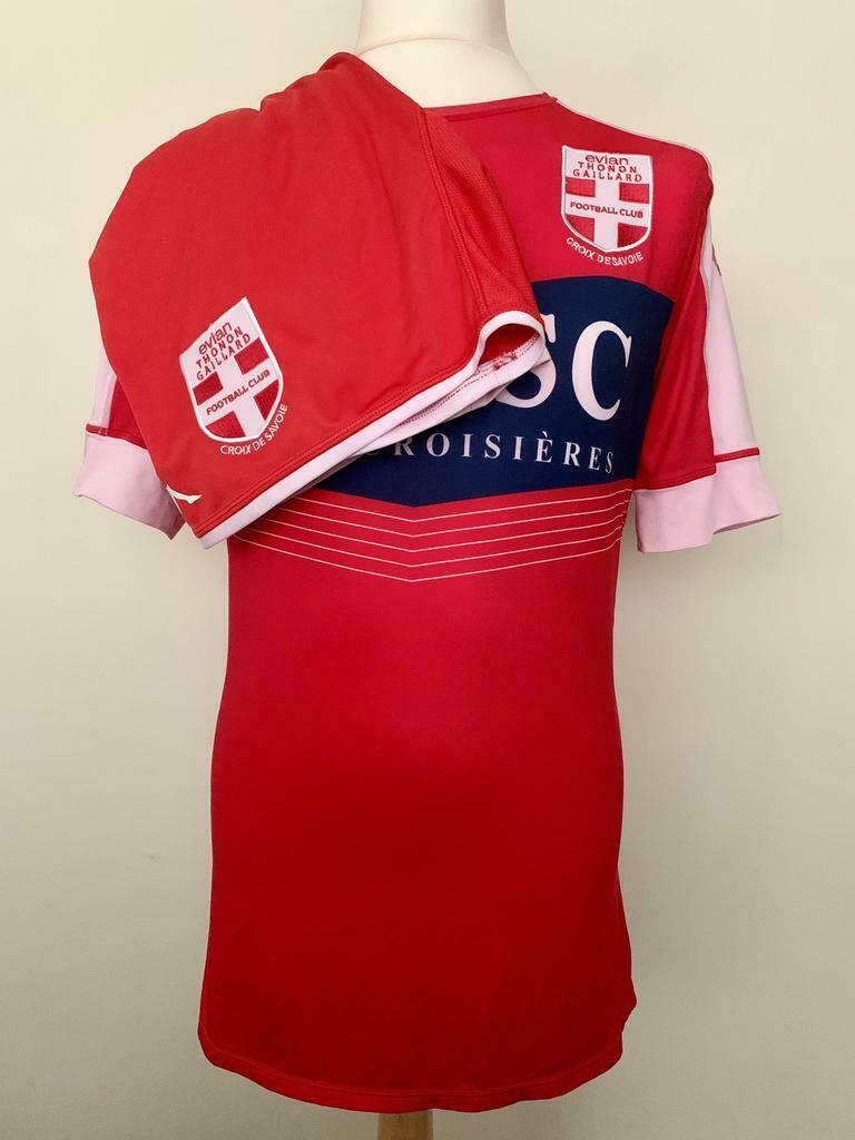 Maillot football Evian TG FC 2016-2017 away #4 prepared, Utilisé, Maillot