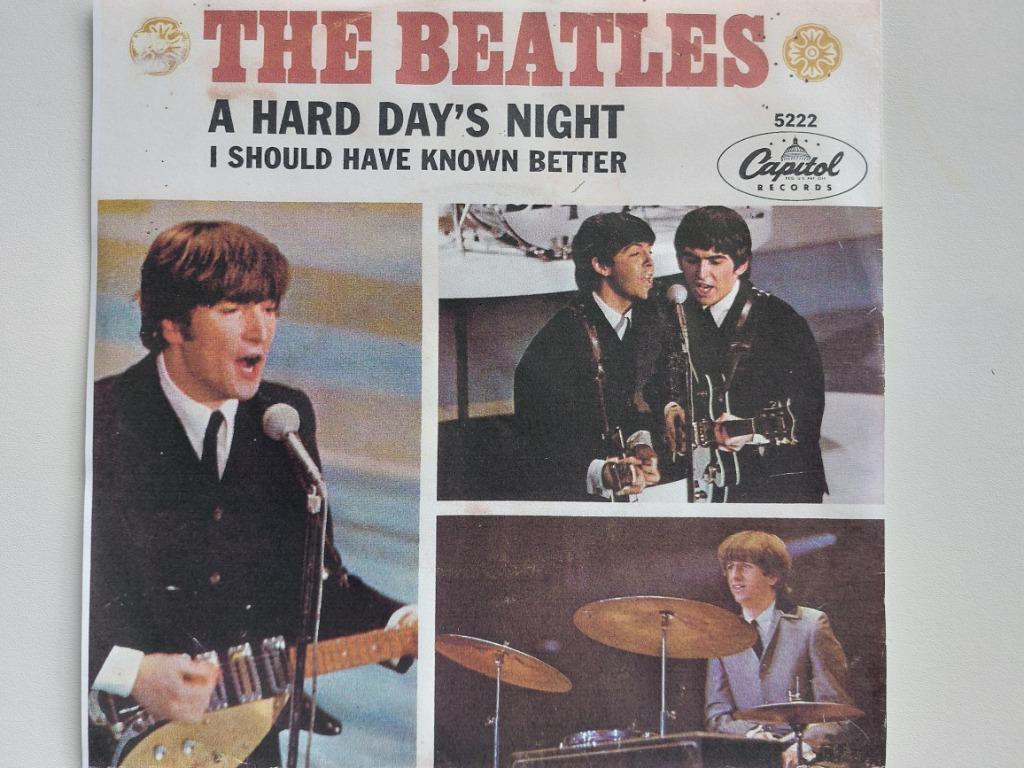Beatles-A Hard Day's Night(hoes is copy), Ophalen of Verzenden, Pop