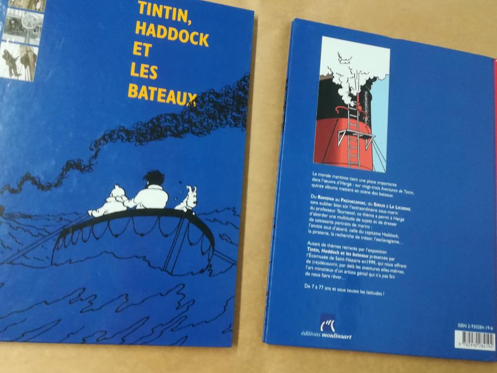 Tintin & Haddock et les Bateaux dessinés par HERGE, Une BD, Comme neuf, Enlèvement, Hergé