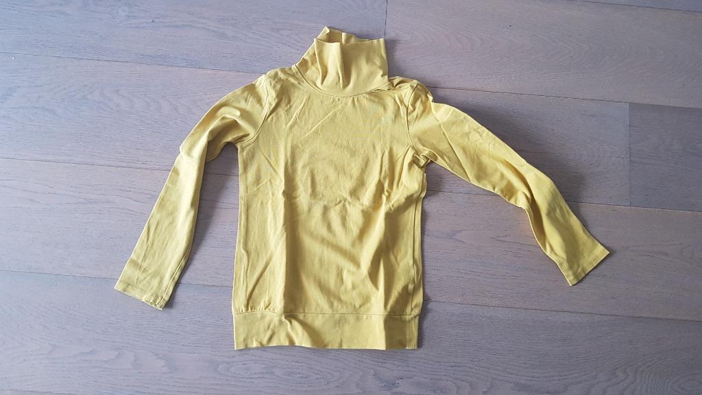 Souspull mosterdgeel 140, Enlèvement, Utilisé, Fille, Chemise ou À manches longues