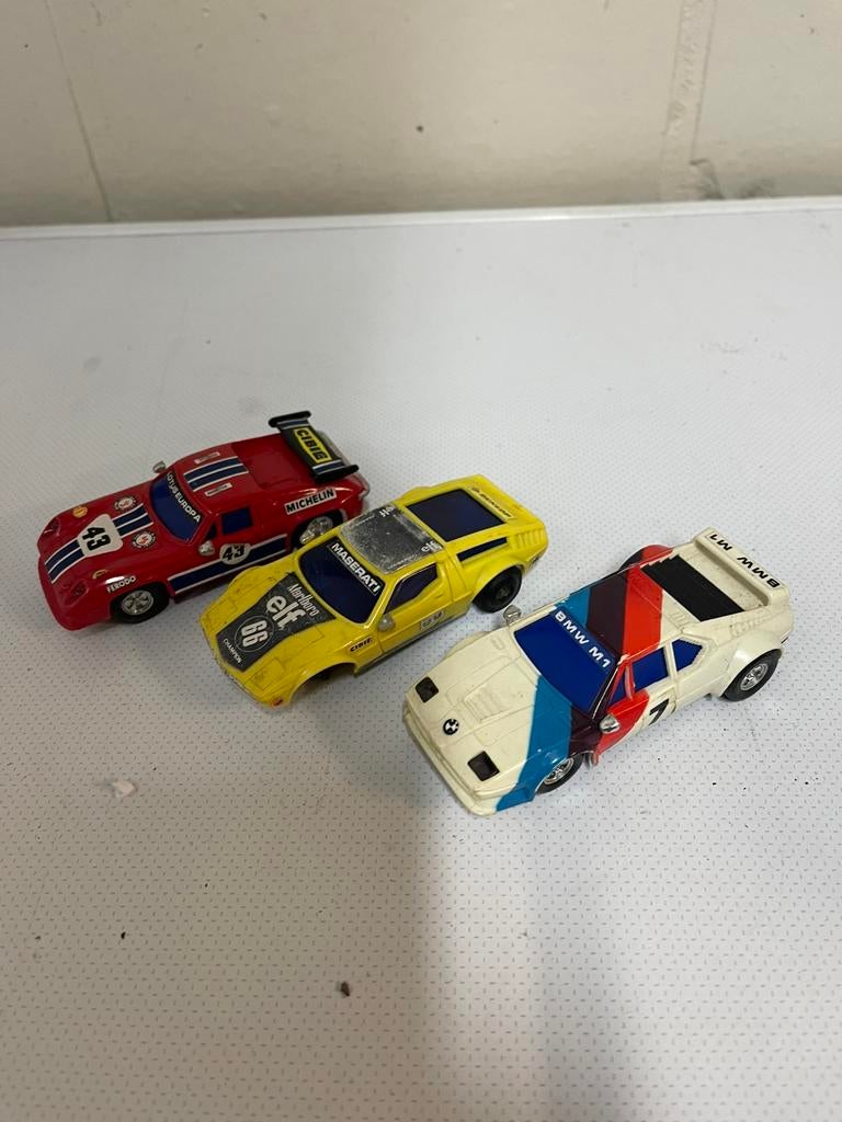 Slot car 3 x artin bmw porsche maserati, Ophalen of Verzenden, Zo goed als nieuw