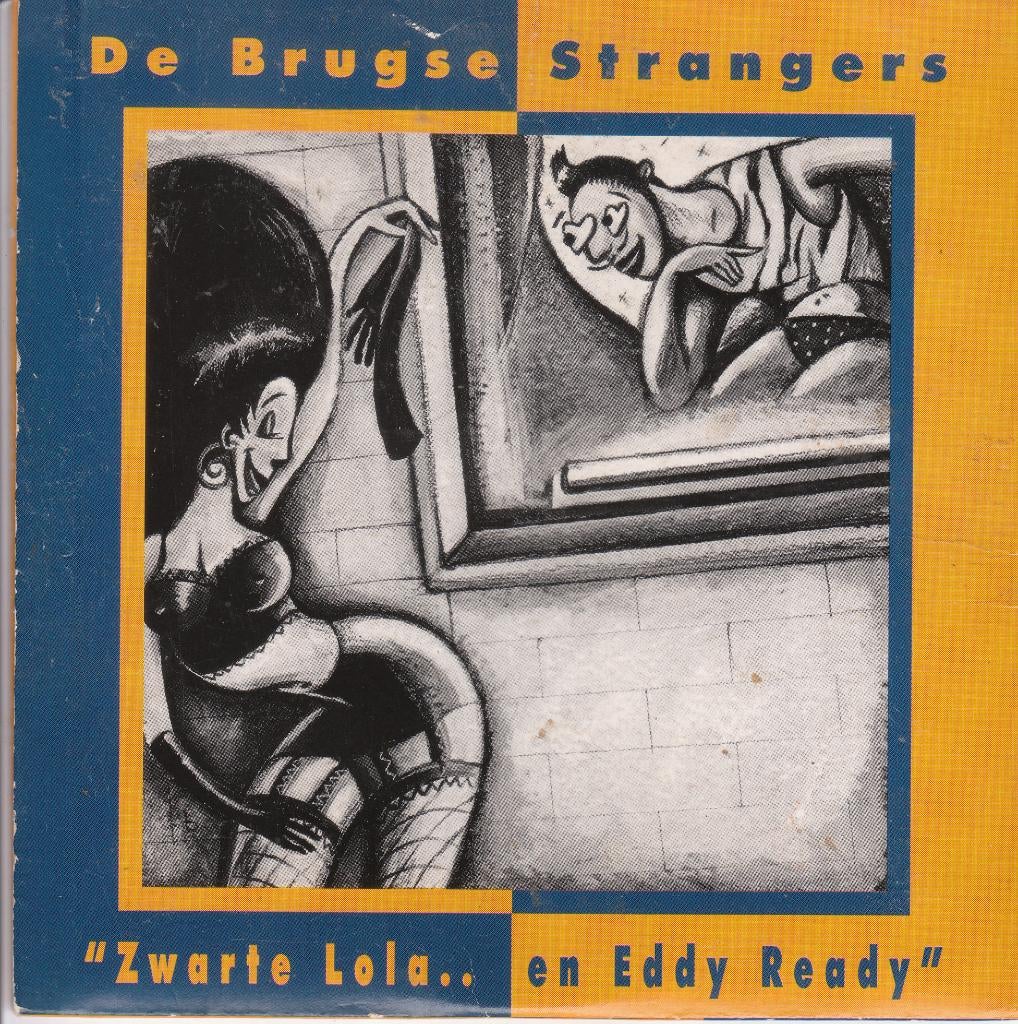 Zwarte Lola... of Gina Lollobrigida van Brugse Strangers, CD & DVD, CD Singles, Envoi, En néerlandais